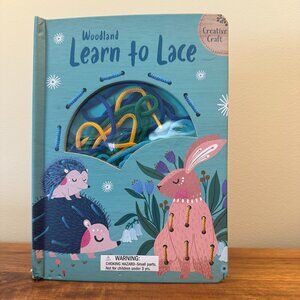Woodland Learn to Lace Board Books Susie Brooks, used, perfect for kids
